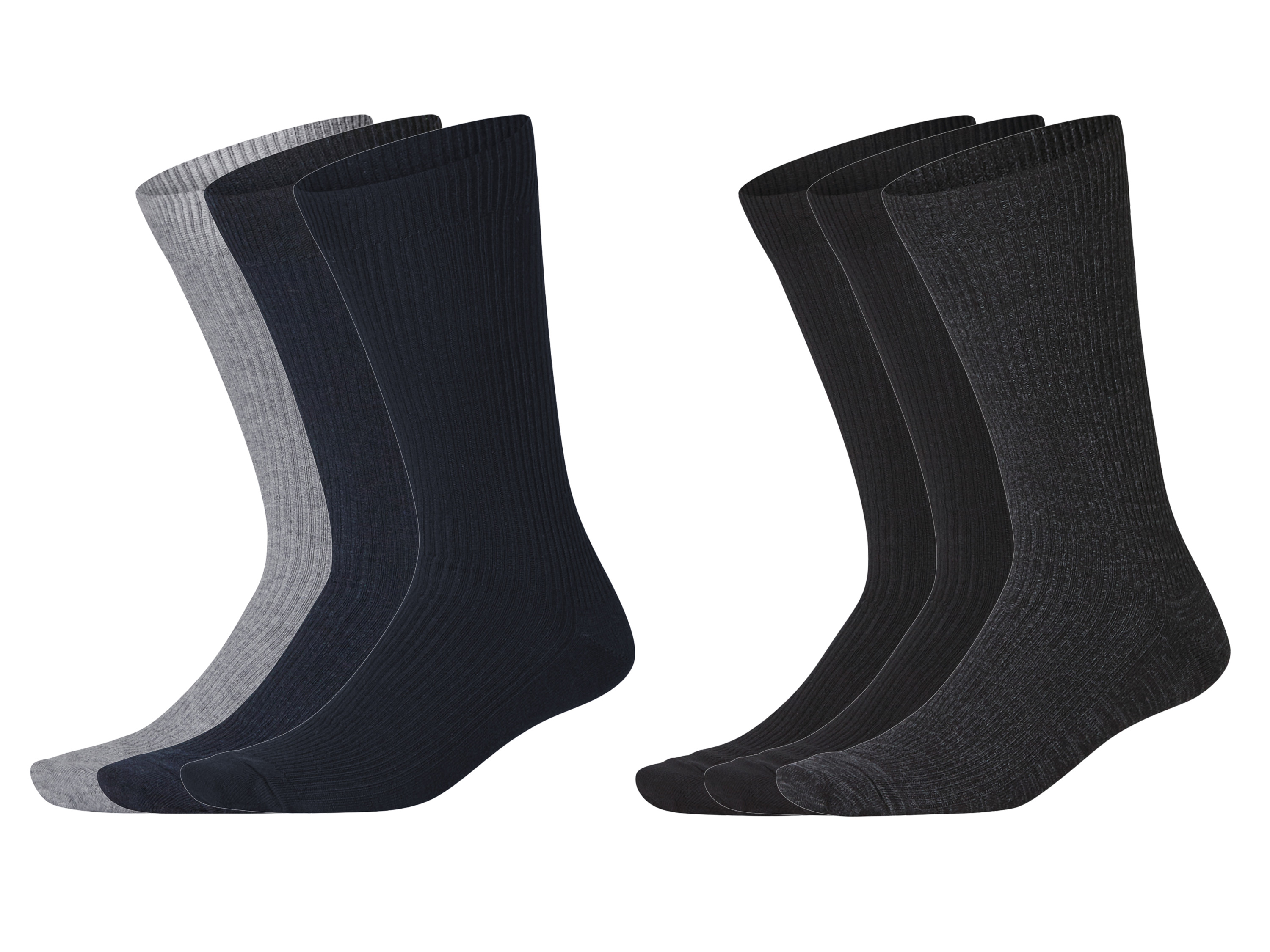 esmara® Skarpetki termiczne męskie z bawełną, 3 pary