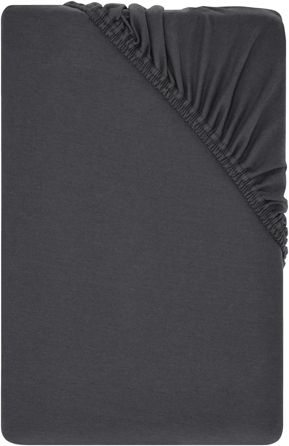 LIVARNO® Prześcieradło z dżerseju z gumką, 140-160 x 200 cm (Antracytowy)
