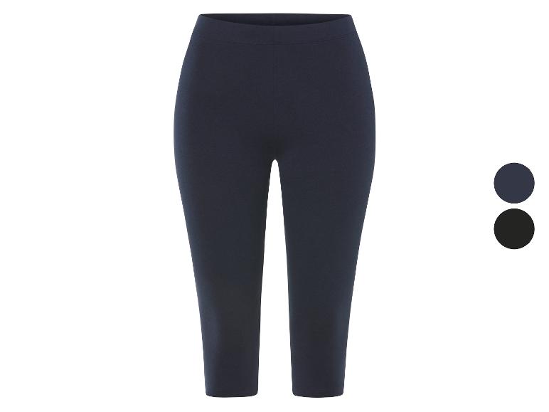 Legginsy capri damskie, z bawełną organiczną