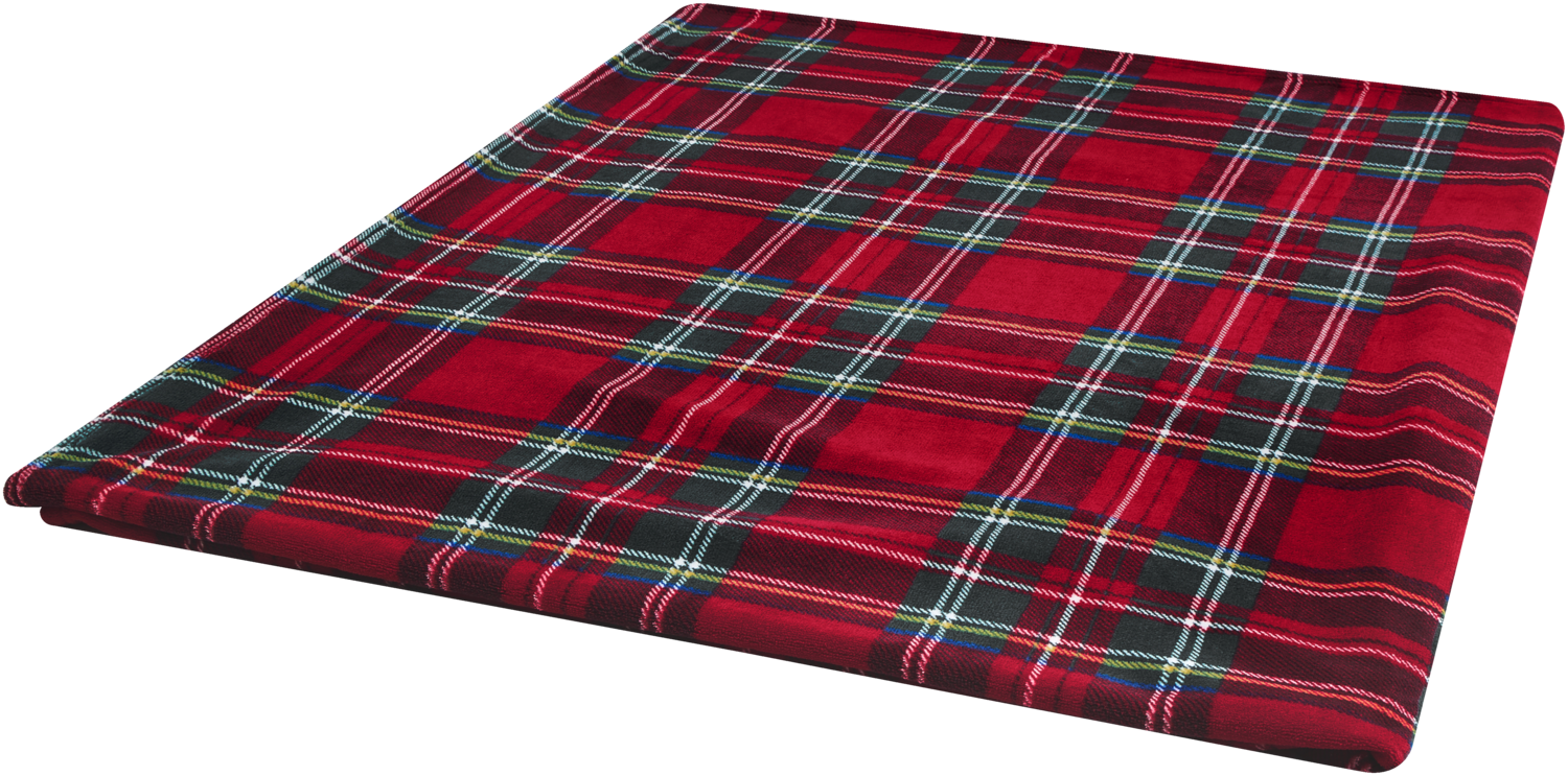 LIVARNO® Koc z mikrofibry, 180x220 cm  (Czerwony)