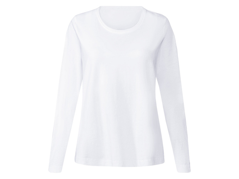 Pełny ekran: esmara® Bluzka damska bawełniana z długim rękawem - zdjęcie 9