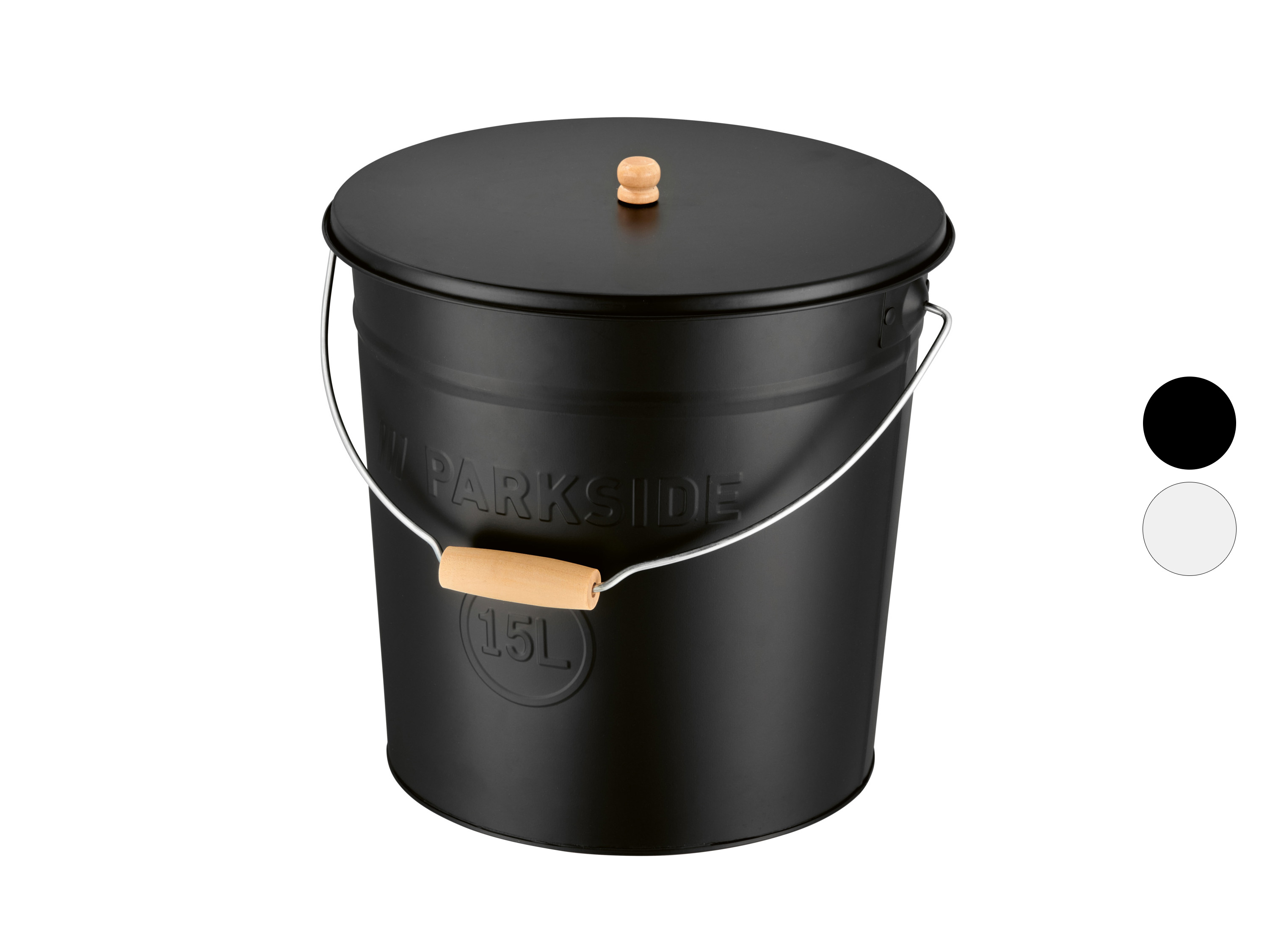 PARKSIDE® Wiadro na popiół, z pokrywą, 15 l.