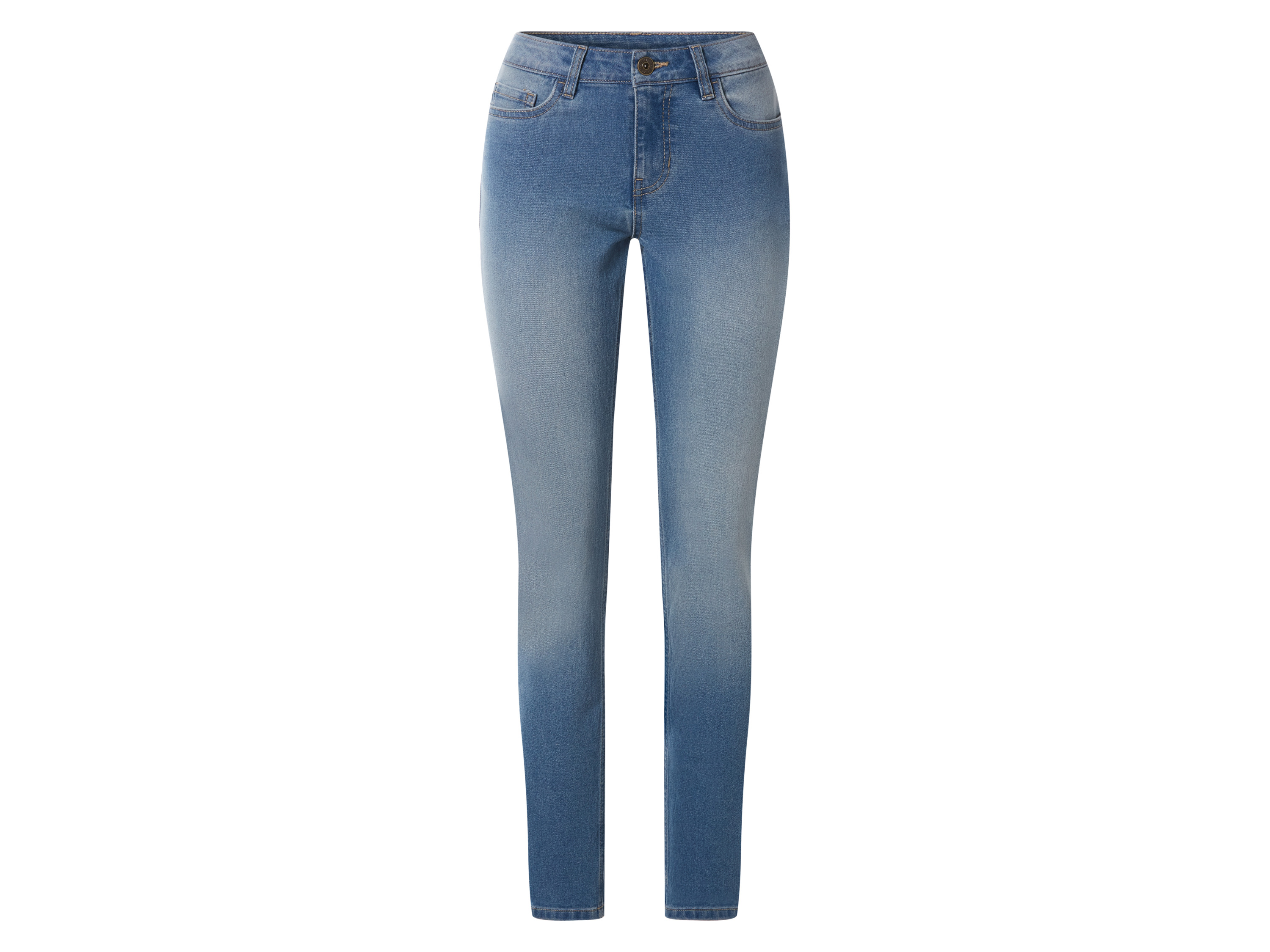 ESMARA® Jeansy Super Skinny Fit damskie (Jasnoniebieski, 42)