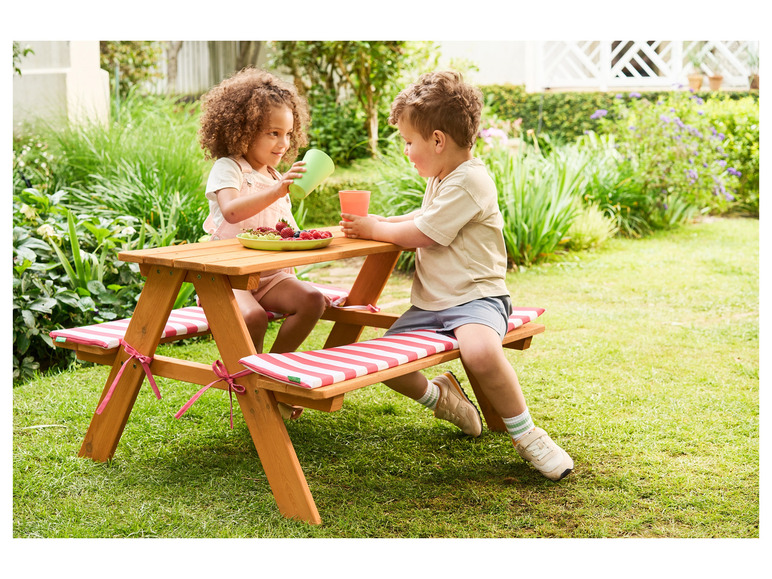 Pełny ekran: LIVARNO home Stół piknikowy dla dzieci, z poduszkami - zdjęcie 2