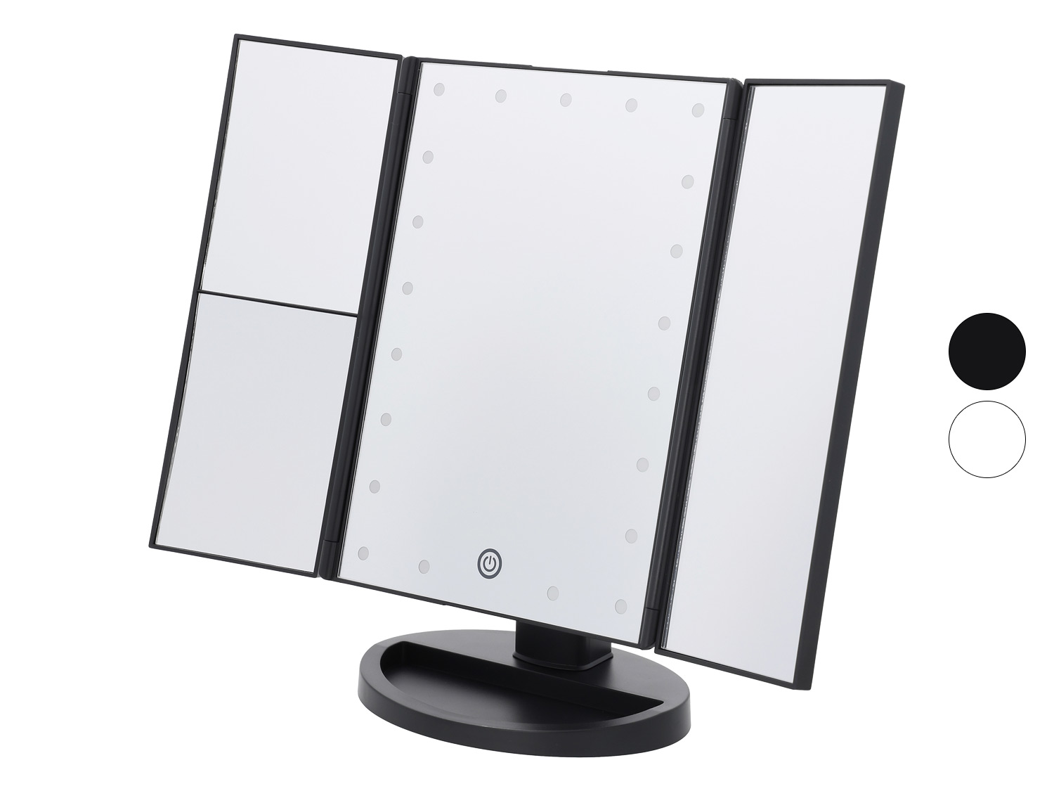 CIEN Beauty Składane lustro kosmetyczne LED, CKLK 6 A3