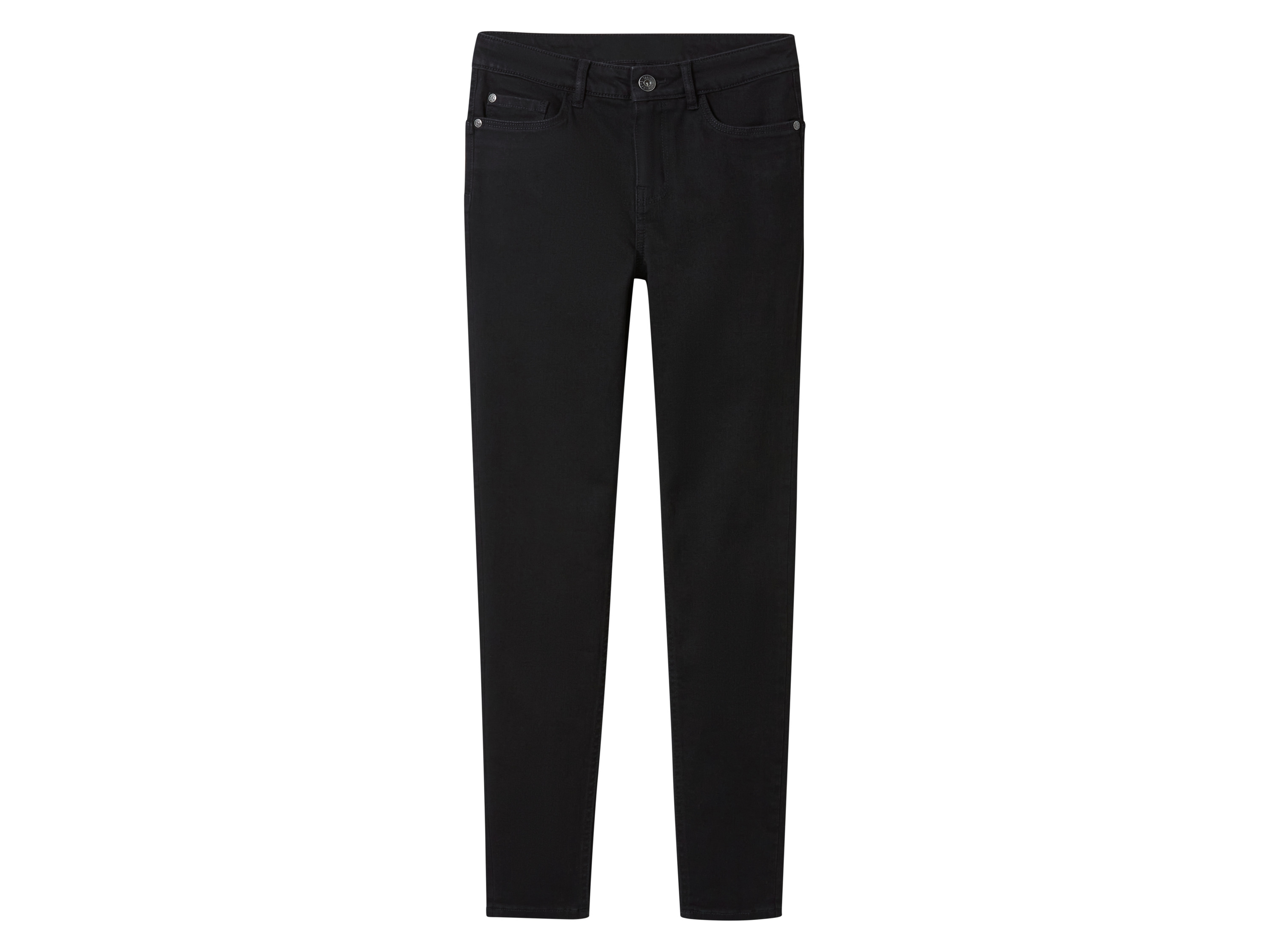 esmara® Jeansy damskie super skinny fit (Czarny, 36)