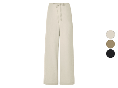 esmara® Spodnie wide leg damskie o wyglądzie satyny