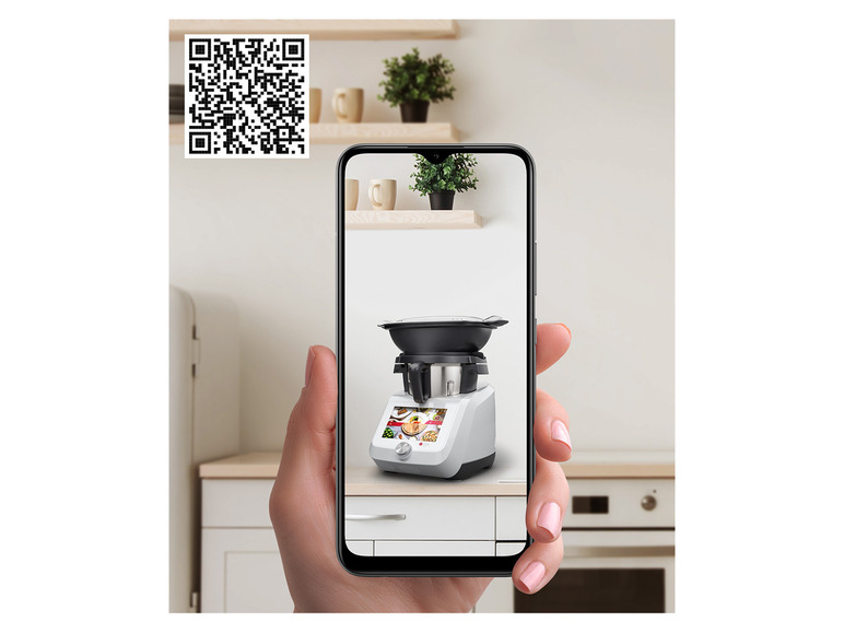 Pełny ekran: SILVERCREST Wielofunkcyjny robot kuchenny z Wi-Fi Monsieur Cuisine Smart, 1200 W - zdjęcie 2