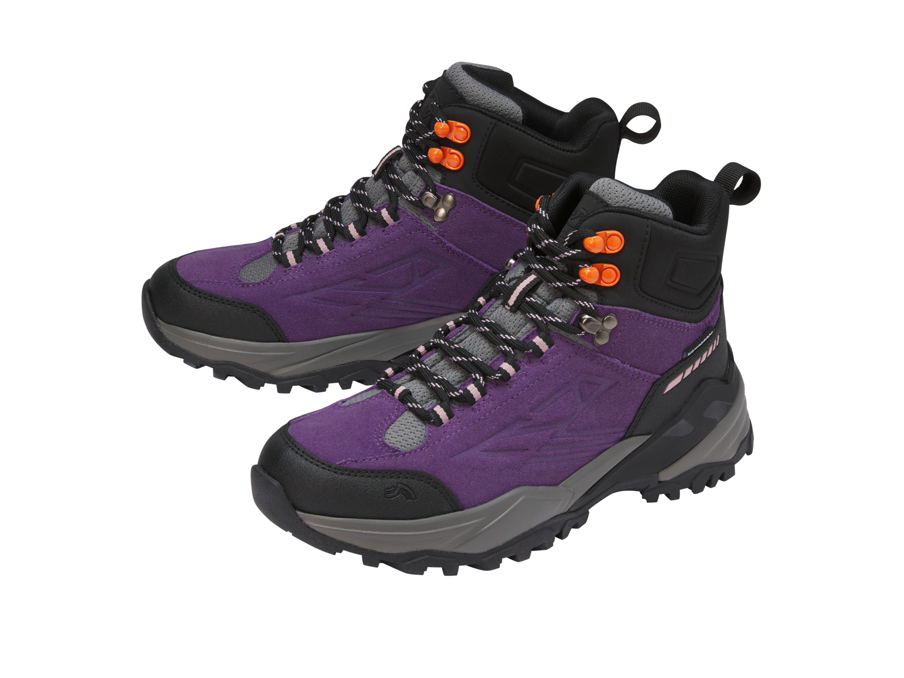 CRIVIT Skórzane buty trekkingowe damskie (Lila, 41)