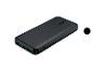Czarny power bank z portami USB i wskaźnikami ładowania.