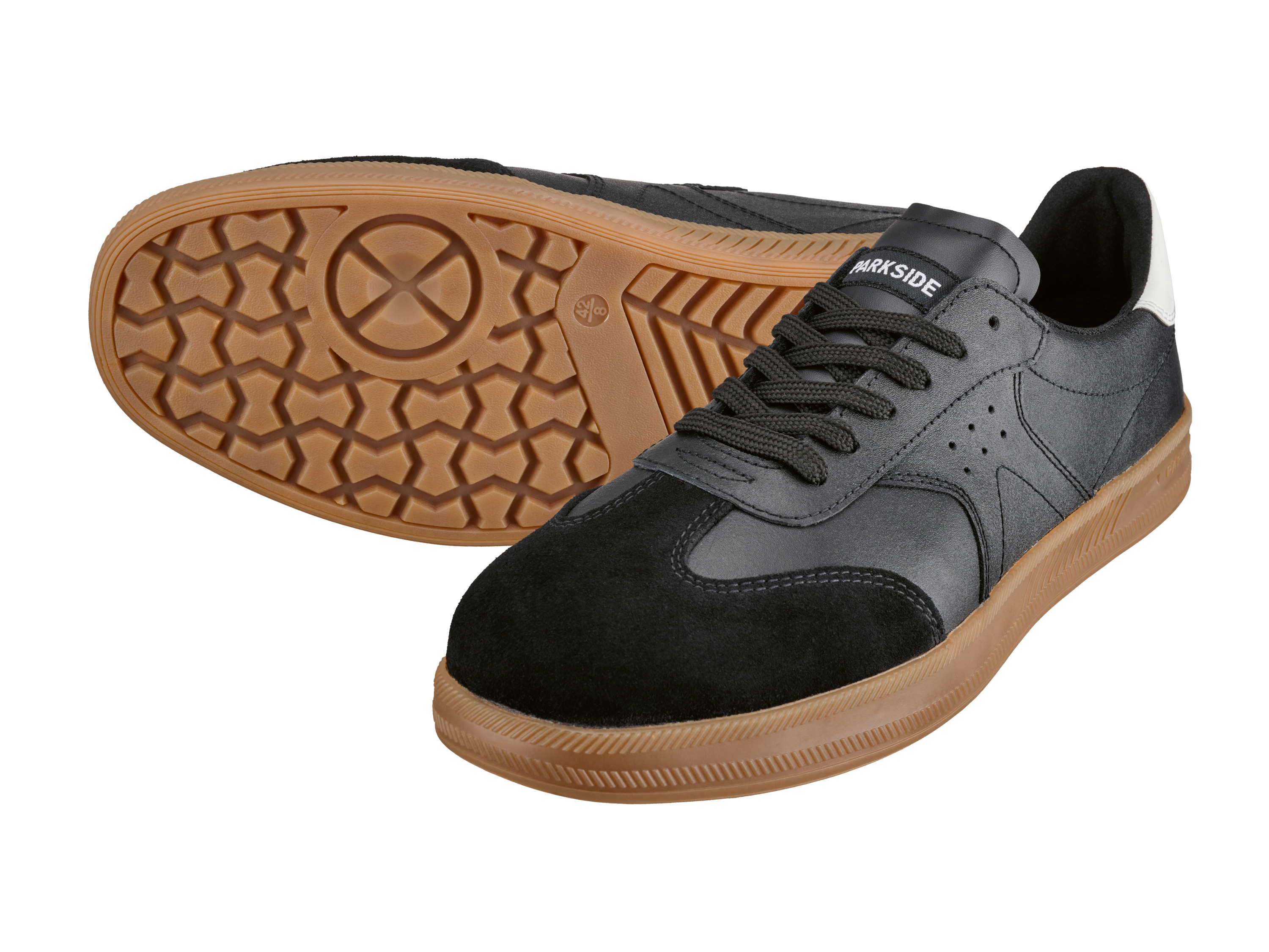 PARKSIDE® Buty robocze S1 męskie, ze skóry (Czarny, 46)