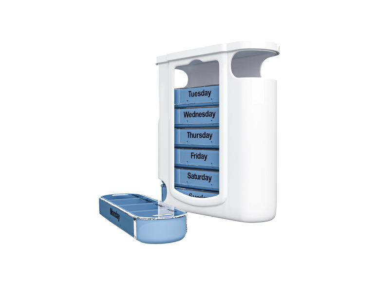 Pełny ekran: Weinberger Pillbox Pojemnik na leki lub suplementy, 7 x 4 przedziały - zdjęcie 3