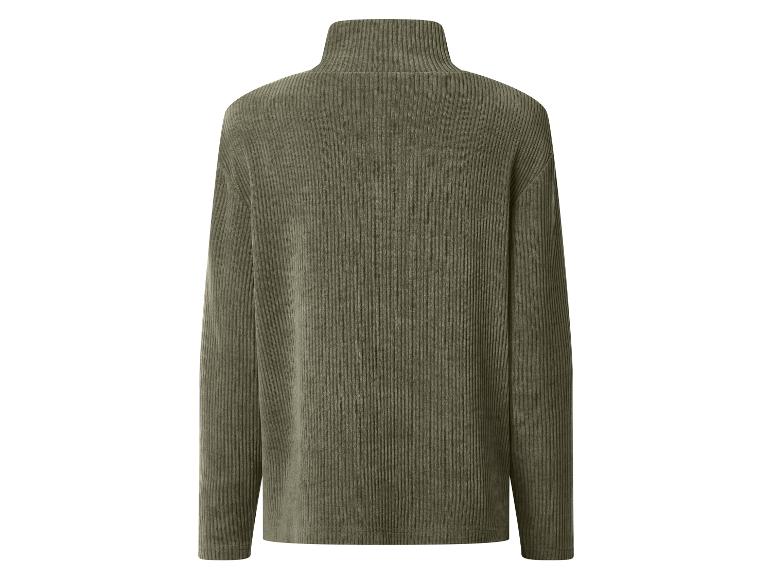 Sweter damski o wyglądzie sztruksu
