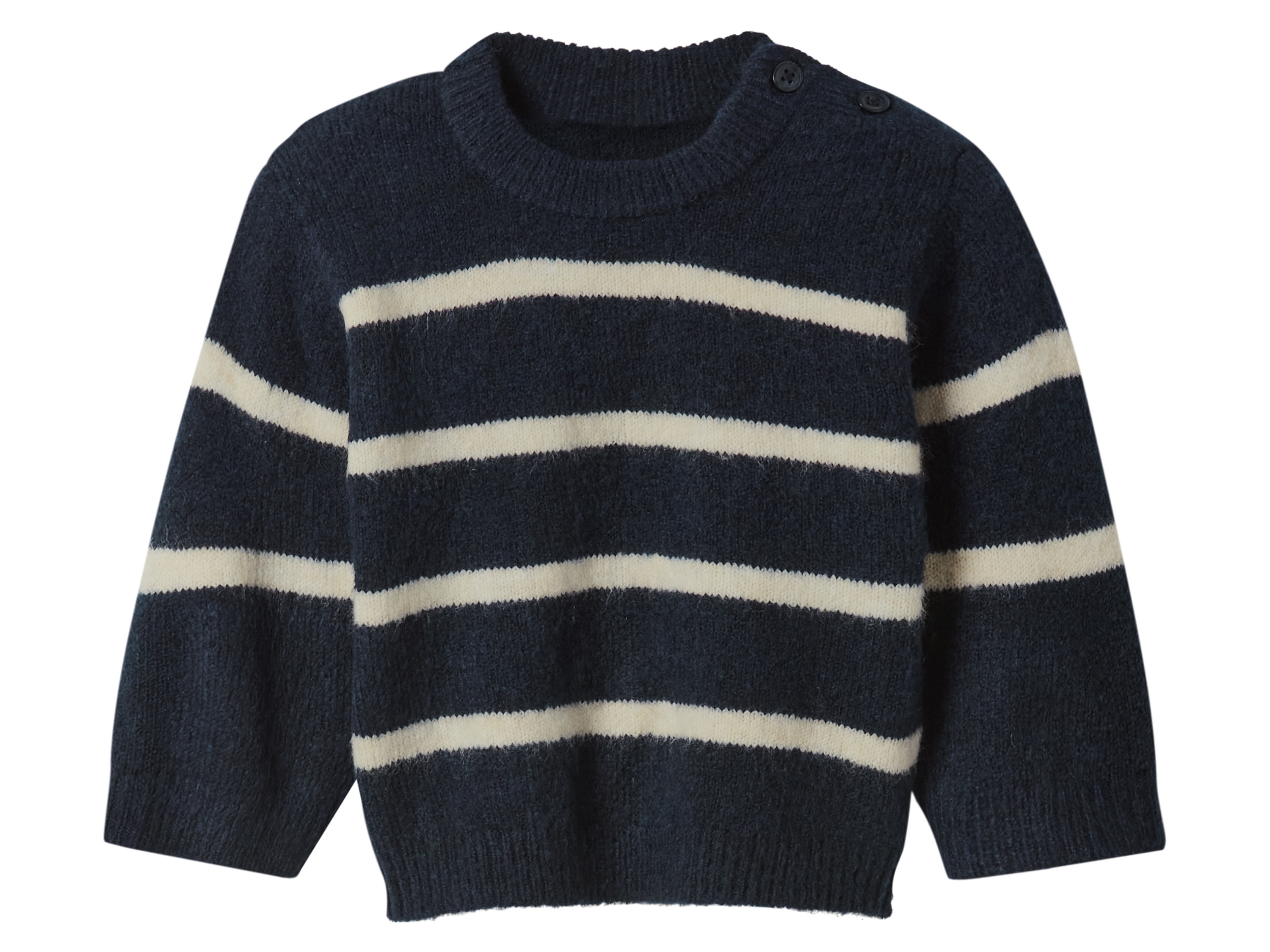 lupilu® Sweter dziecięcy z dzianiny (Granatowy, 74/80)