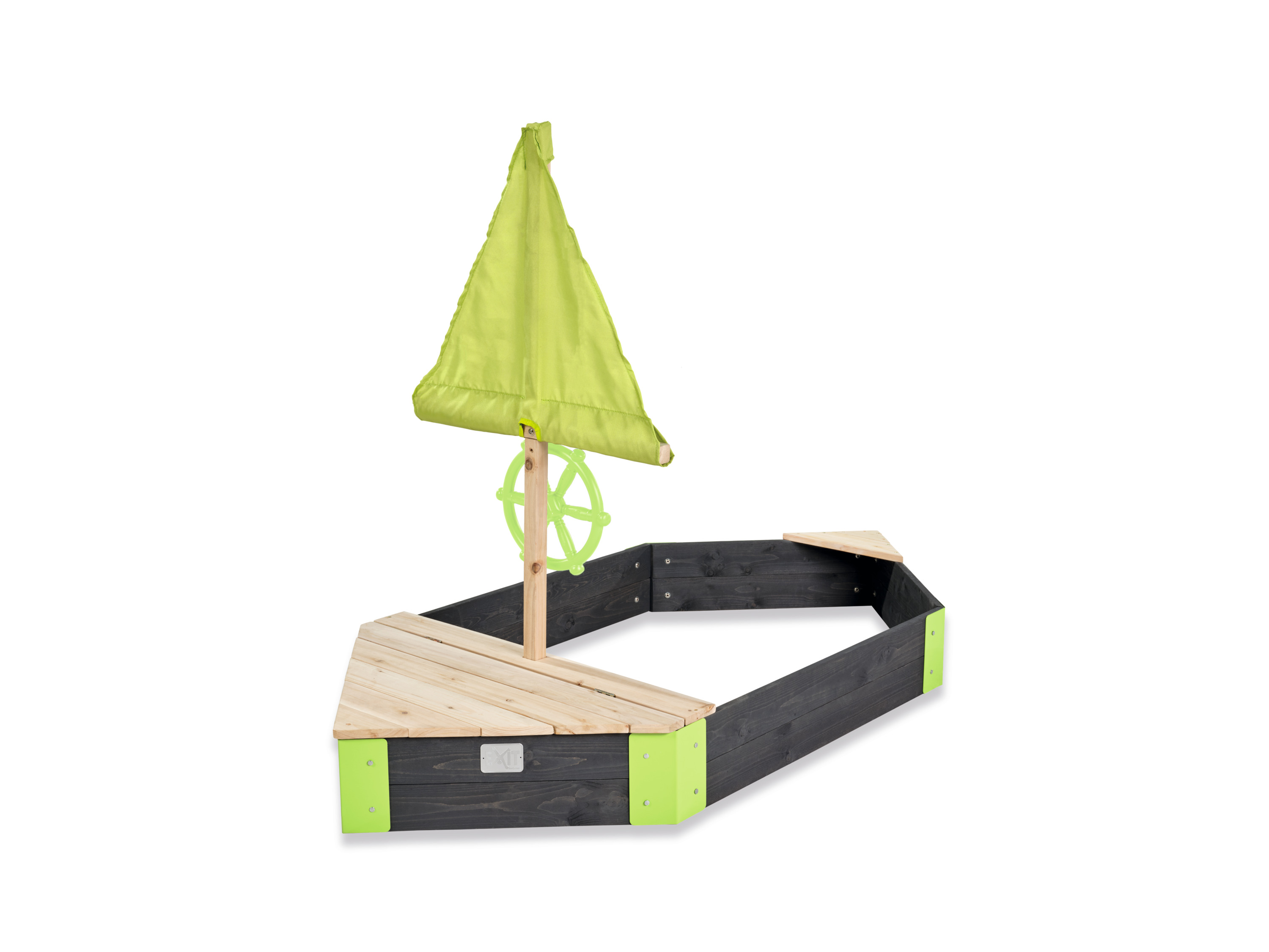 EXIT TOYS Piaskownica drewniana Aksent  (190 x 90 cm)