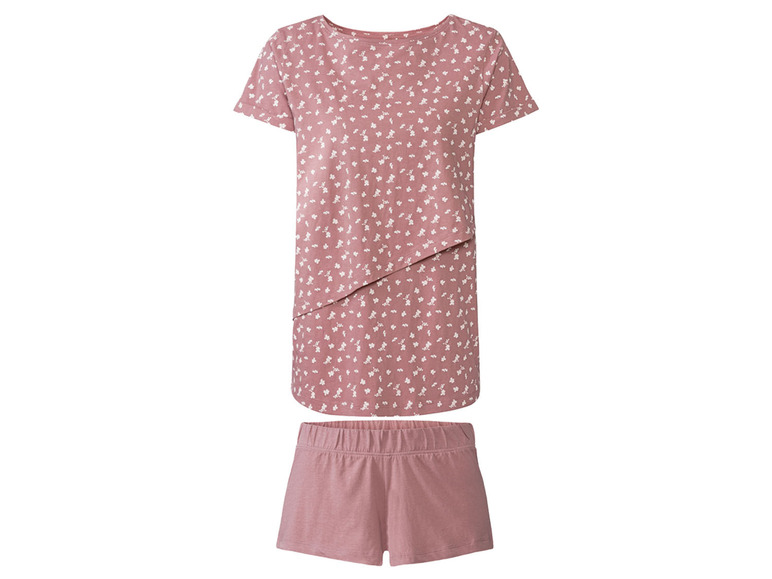 Pełny ekran: esmara® Piżama damska z koszulką do karmienia z biobawełny (koszulka + szorty) - zdjęcie 9