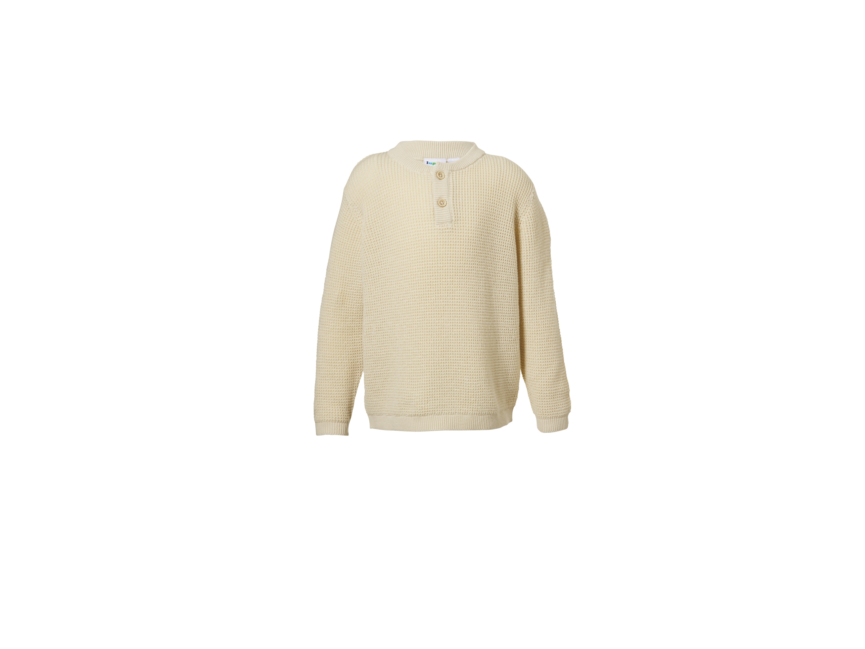 LUPILU® Sweter dziecięcy z bawełny (Beżowy, 110/116)