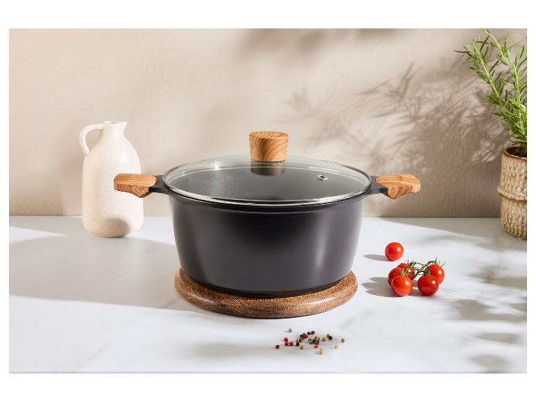 Garnek z odlewu aluminium z pokrywką, Ø 24 cm