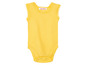 Żółty body Lupilu z koronką.