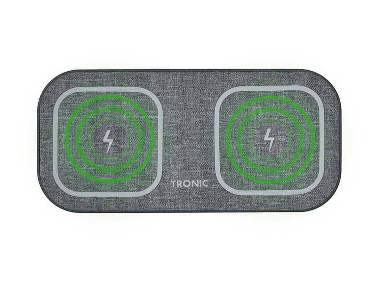 Pełny ekran: TRONIC® Podkładka ładująca Qi® Dual, metalowa ramka, z zasilaczem 30 W - zdjęcie 8