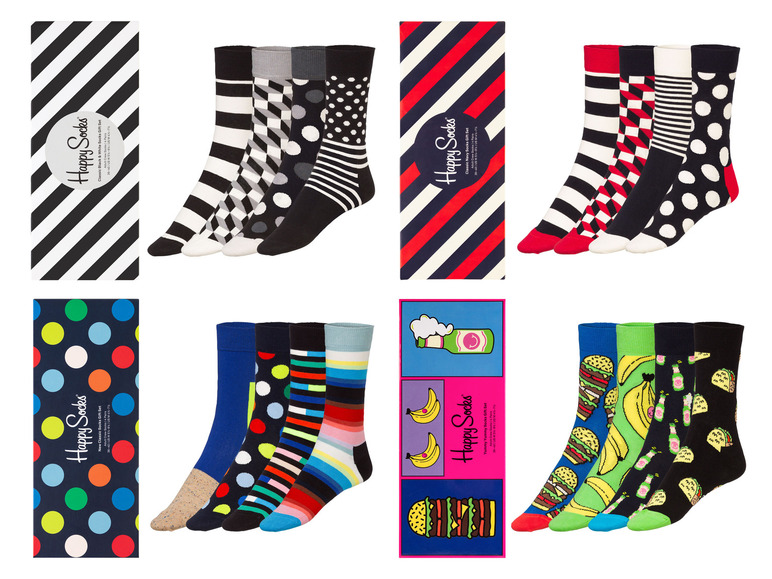 Pełny ekran: Happy Socks Skarpetki w zestawie prezentowym z bawełny organicznej, 4 pary - zdjęcie 1