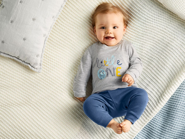 Pełny ekran: LUPILU® Bluzki niemowlęce z bawełną organiczną, 2 sztuki - zdjęcie 9