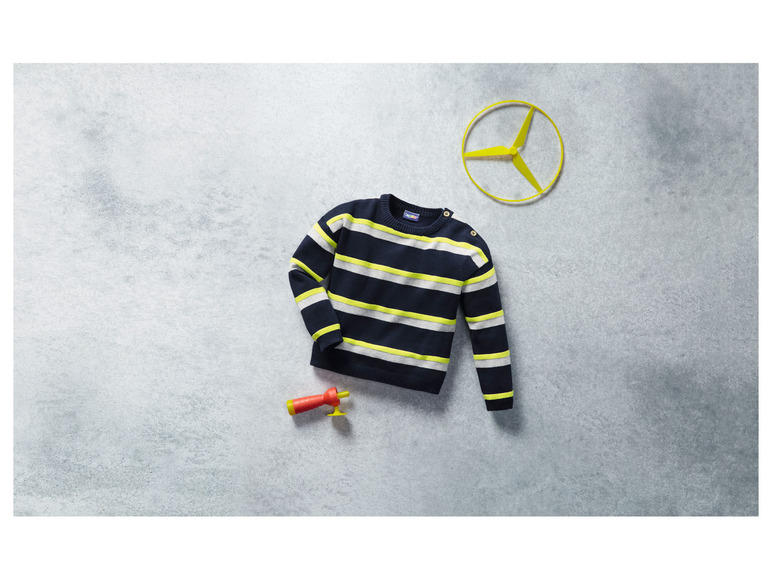 Pełny ekran: lupilu Sweter chłopięcy z bawełny, 1 sztuka - zdjęcie 10