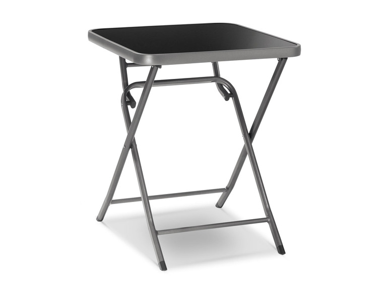 Pełny ekran: LIVARNO home Aluminiowy zestaw balkonowy Houston, stolik i 2 krzesła, srebrny/ szary - zdjęcie 5