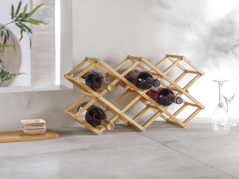 Pełny ekran: LIVARNO home Regał na wino, z bambusa, składowanie poziome - zdjęcie 8
