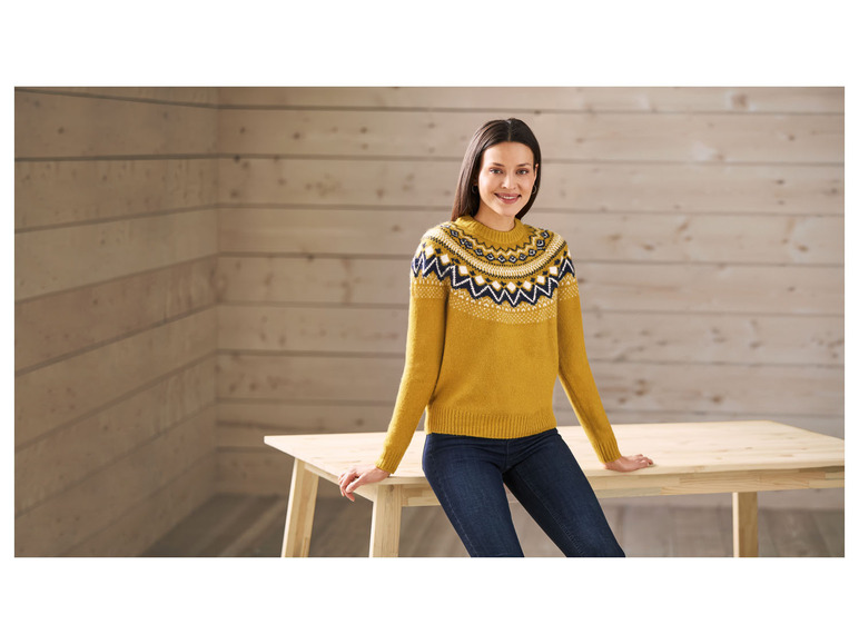 Pełny ekran: esmara® Sweter damski w stylu norweskim - zdjęcie 6