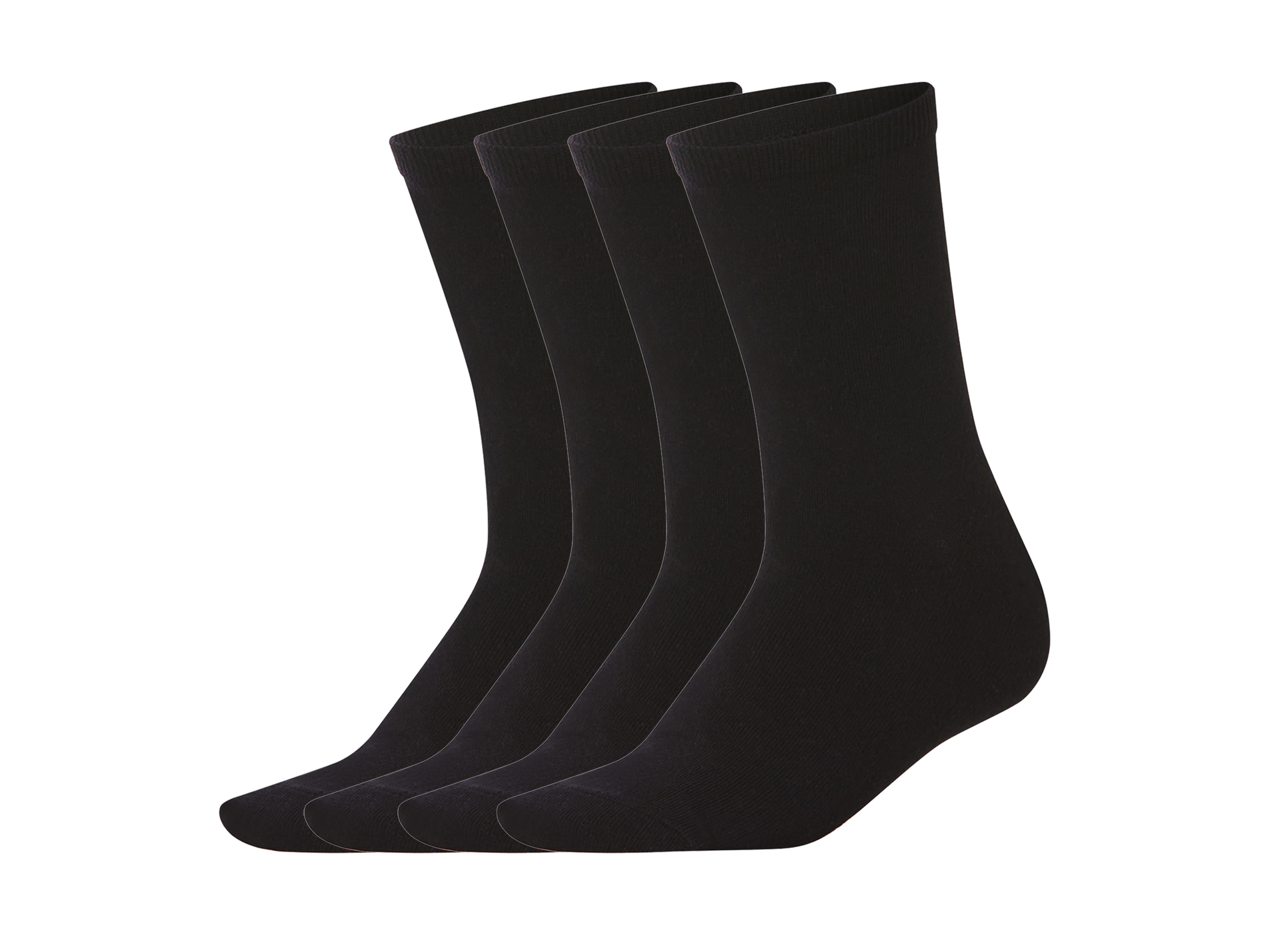 esmara® Skarpetki damskie z biobawełną, 4 pary 