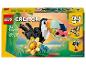 Pudełko LEGO Creator 3 w 1 z tropikalnym tukanem, motylem i rybą.