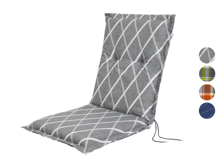 Pełny ekran: LIVARNO home Poduszka na krzesło z niskim oparciem, 100 x 50 x 8 cm - zdjęcie 1