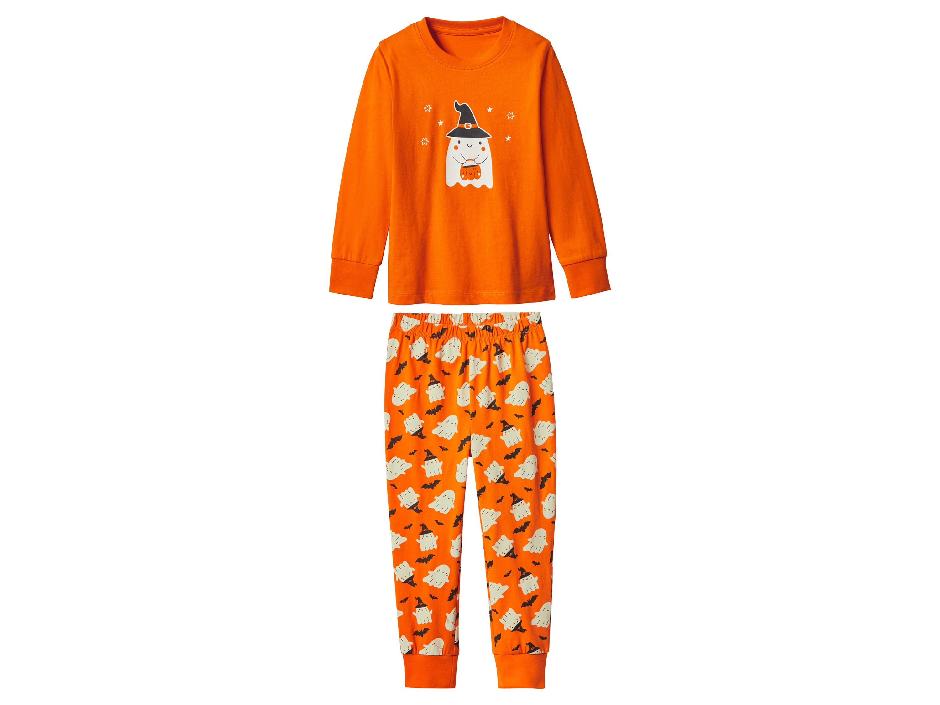 lupilu® Piżama dziecięca z bawełny (Pomarańczowy, 98/104)