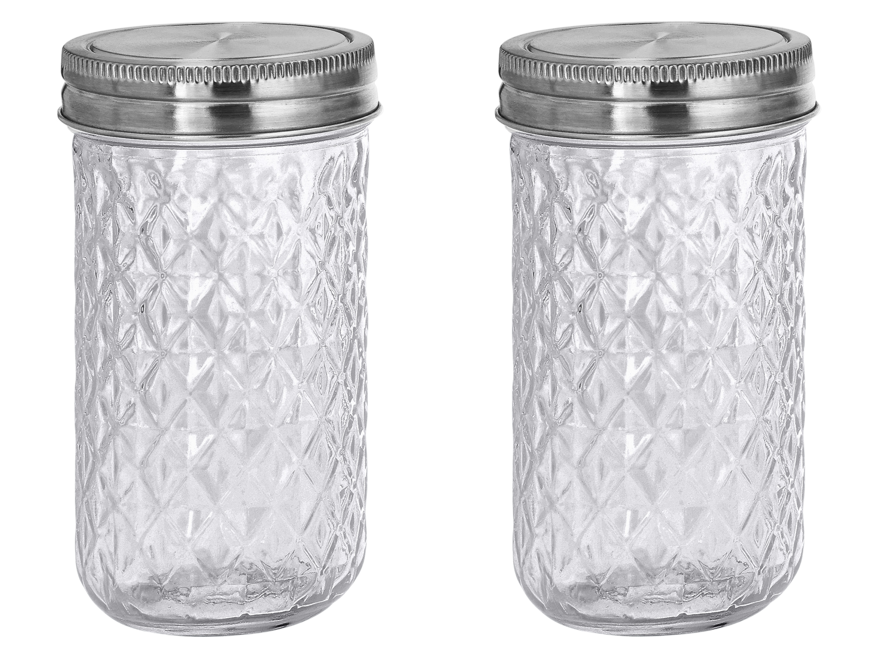 SILVERCREST® Zestaw słoików na żywność (Zestaw 2 pojemników 350 ml)