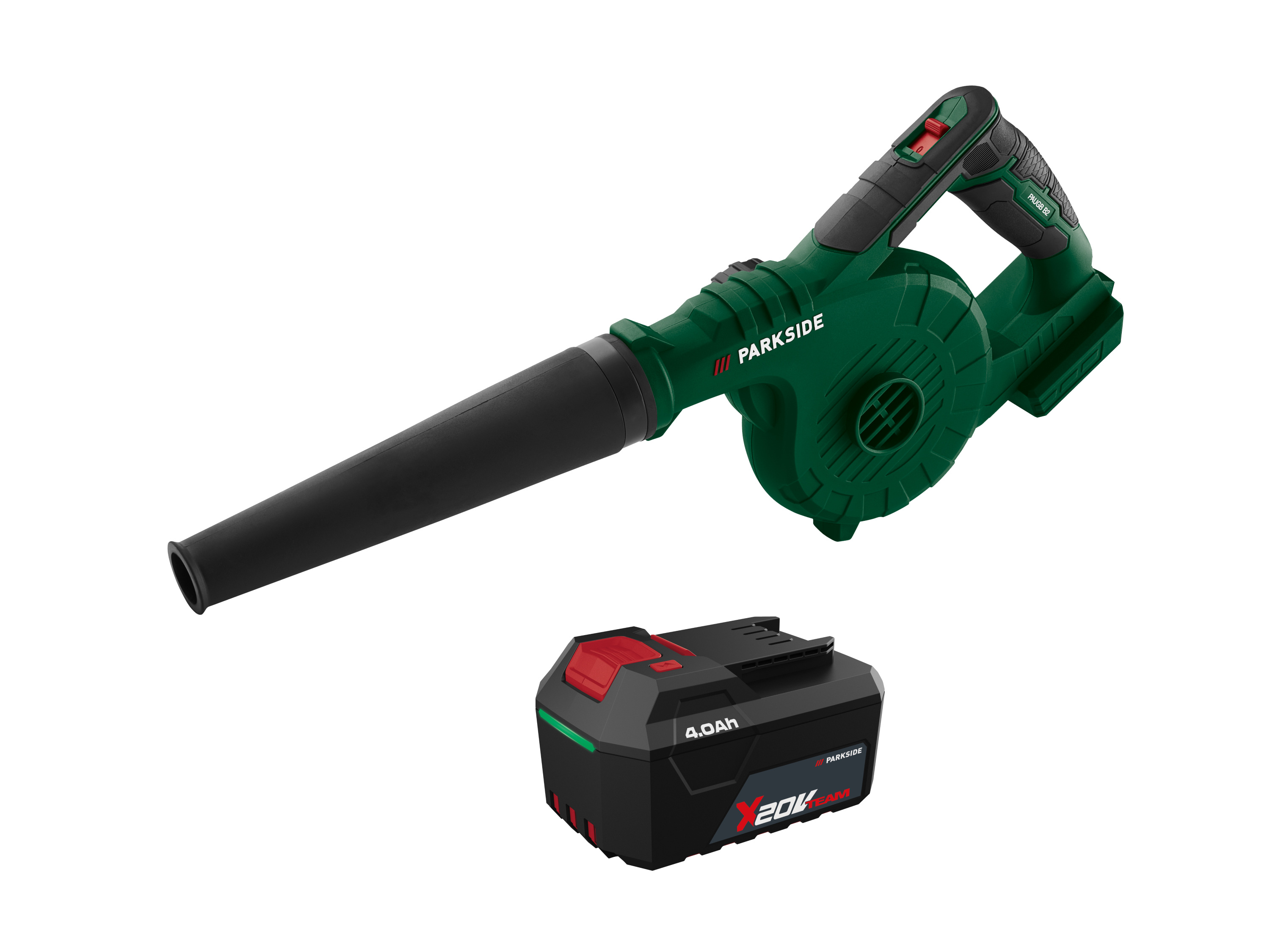 PARKSIDE® Akumulatorowa dmuchawa bezprzewodowa 20 V z akumulatorem litowo-jonowym 4 Ah PAP 204 A1