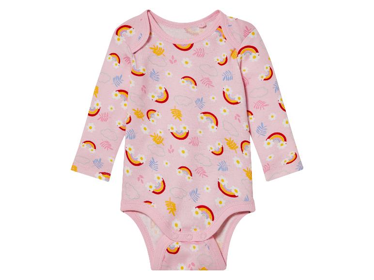 Body niemowlęce z czystej bawełny organicznej, 3 sztuki; Body niemowlęce z czystej bawełny organicznej, 3 sztuki