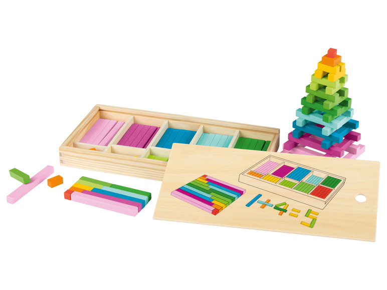 Pełny ekran: Playtive Drewniany zestaw do nauki liczenia Montessori - zdjęcie 3