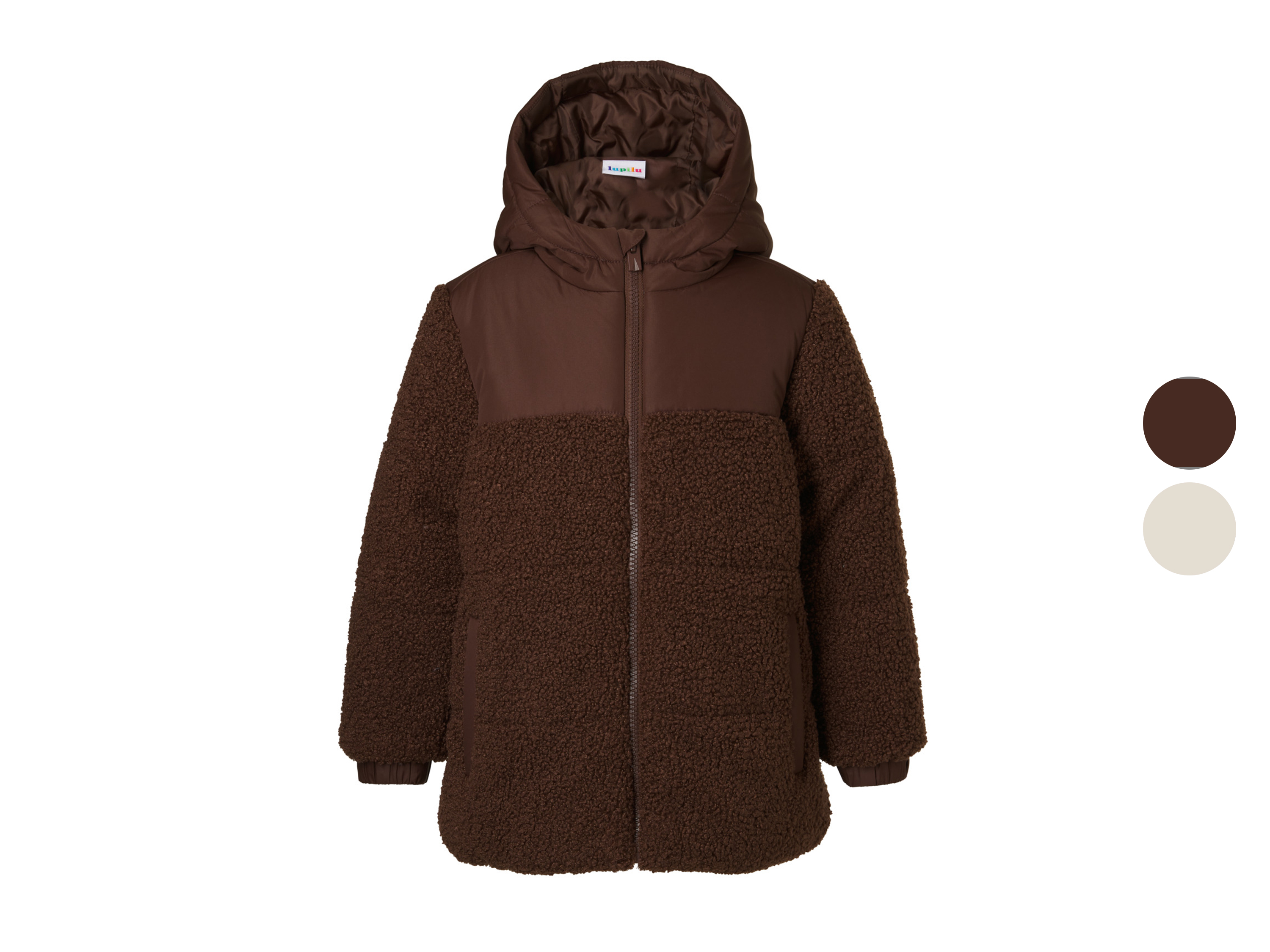 LUPILU® Kurtka dziecięca z polaru teddy