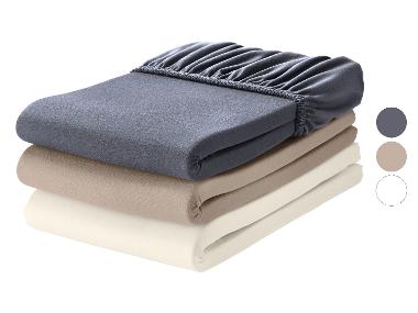 LIVARNO® Prześcieradło dżerseju z gumką, 90-100 x 200 cm