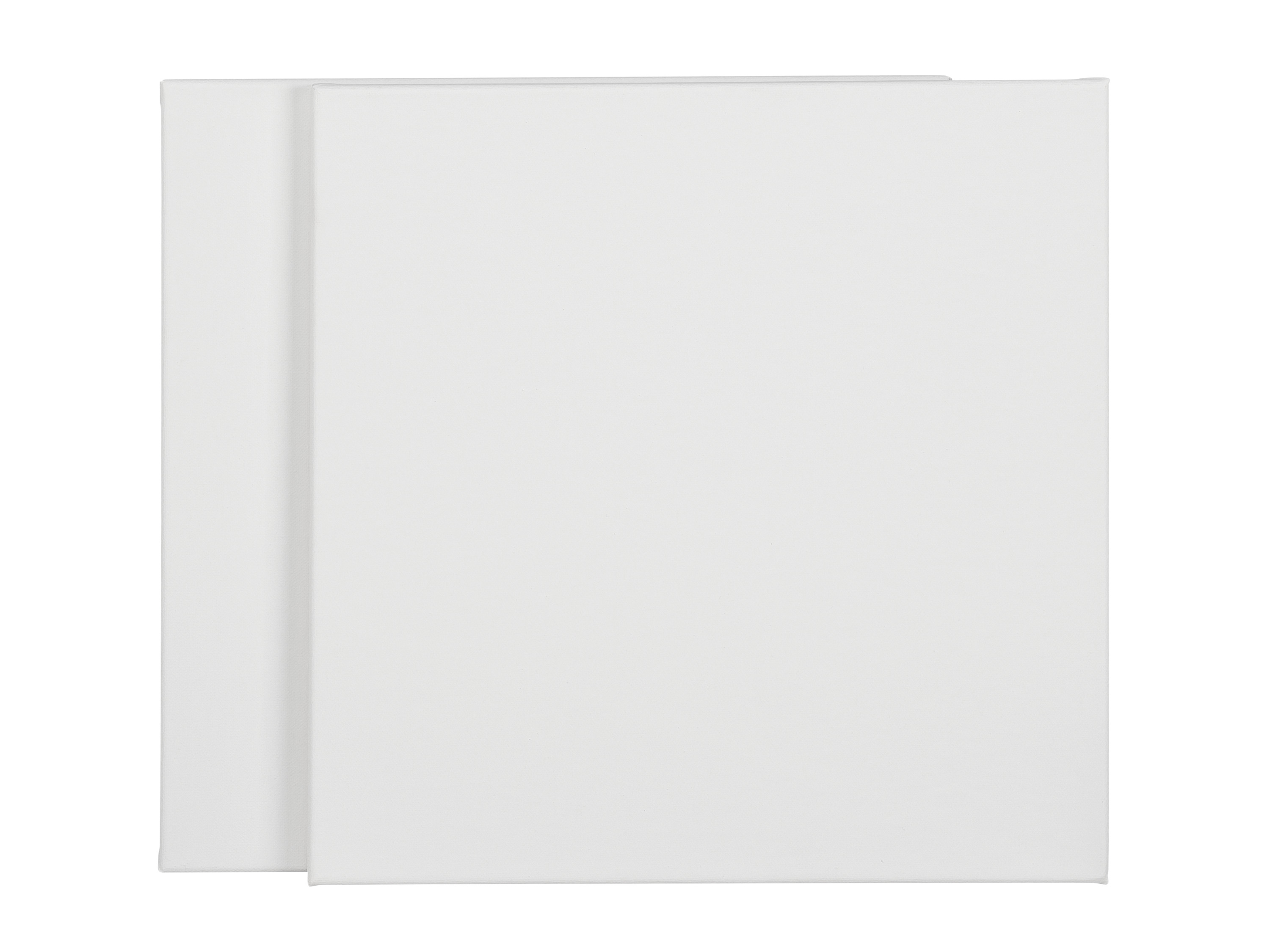 CRELANDO® Podobrazie lub zestaw 2 lub 3 podobrazi malarskich (400 x 400 mm, 2 sztuki)