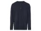 Granatowy longsleeve z guzikami.