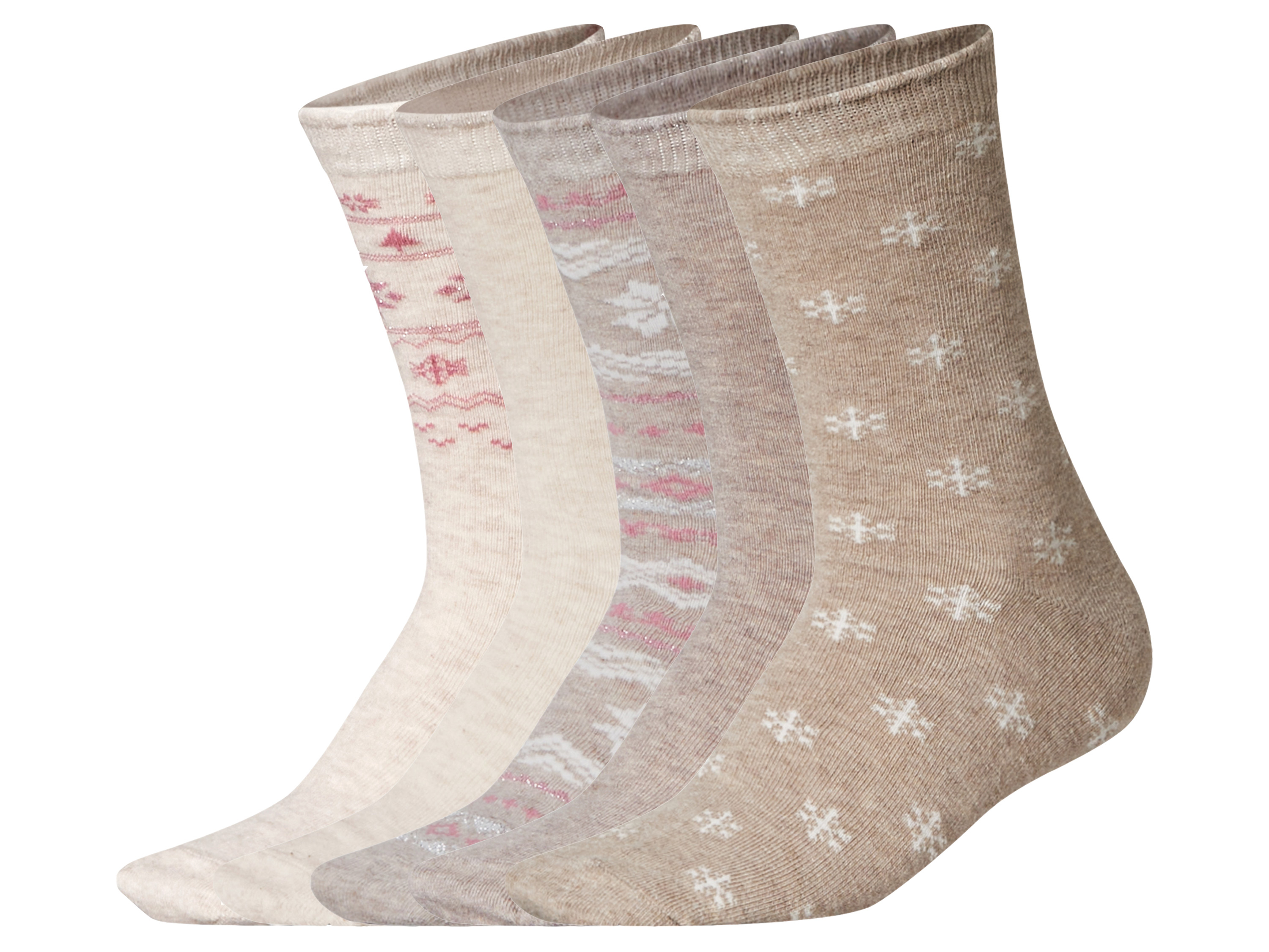 esmara® Skarpetki damskie z bawełną, 5 par