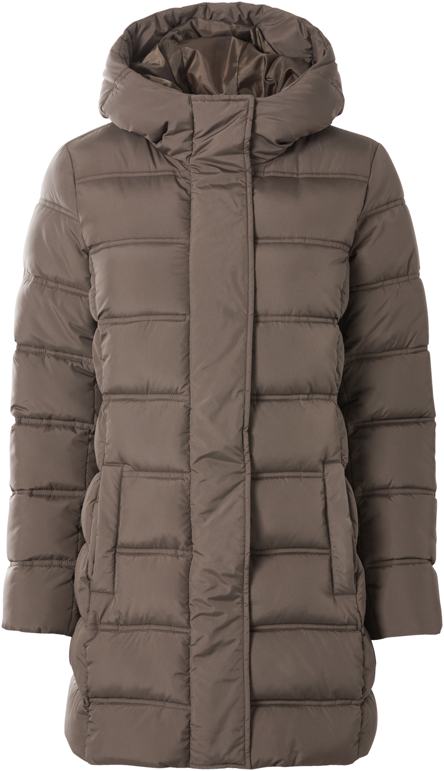 ESMARA® Płaszcz damski termiczny pikowany  (Szary, XL (48/50))