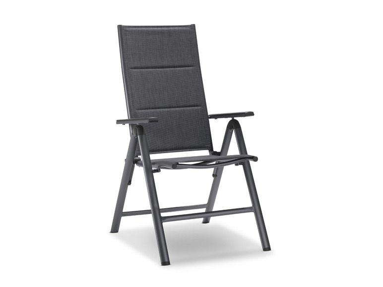 Pełny ekran: LIVARNO home Aluminiowy fotel składany Toronto, antracytowy, 2 sztuki - zdjęcie 6