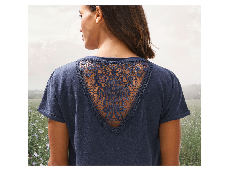 Pełny ekran: esmara T-shirt damski z włóknem konopnym i bawełną organiczną - zdjęcie 6