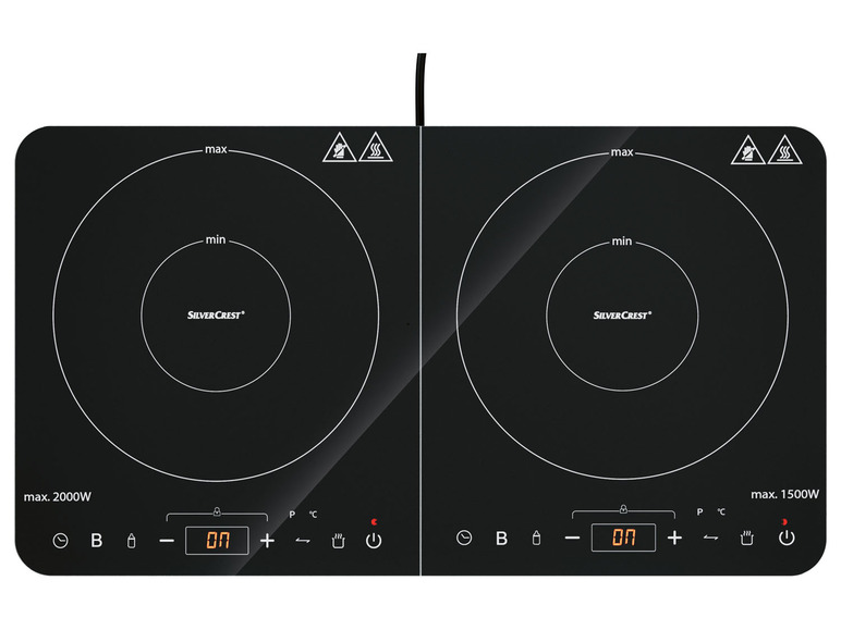 Pełny ekran: SILVERCREST Podwójna indukcyjna płyta kuchenna SDI 3500 D4 + SDI 2800 D4, z czujnikiem dotykowym - zdjęcie 5