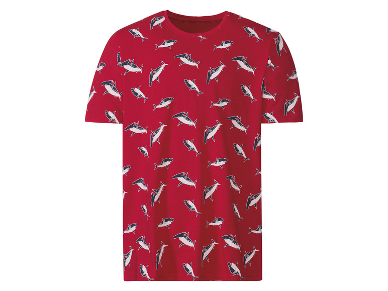 Pełny ekran: LIVERGY® Piżama męska z nadrukiem (t-shirt + szorty) - zdjęcie 12