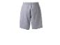 Szare, bawełniane szorty dresowe z elastycznym pasem.