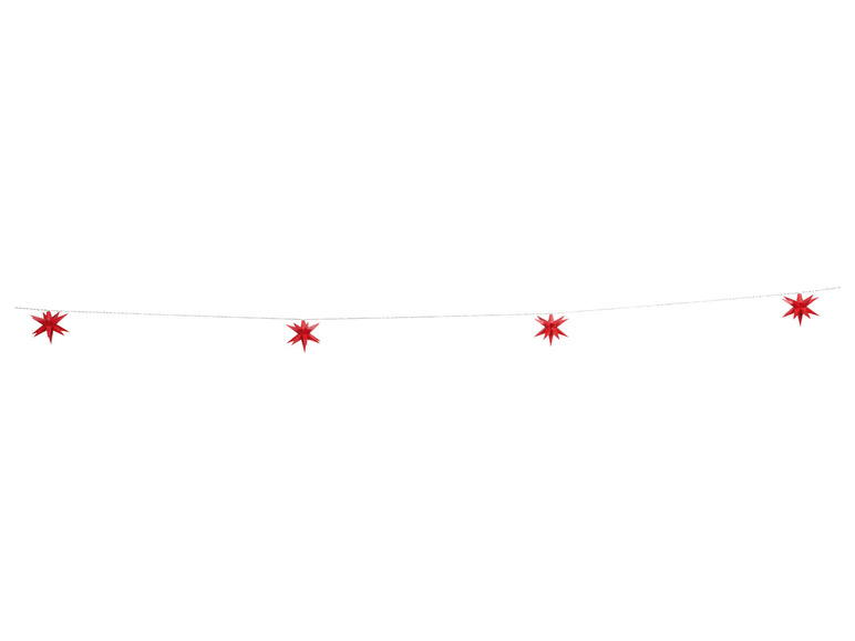 Pełny ekran: LIVARNO home Girlanda świetlna Gwiazdy 3D, 10 LED - zdjęcie 4
